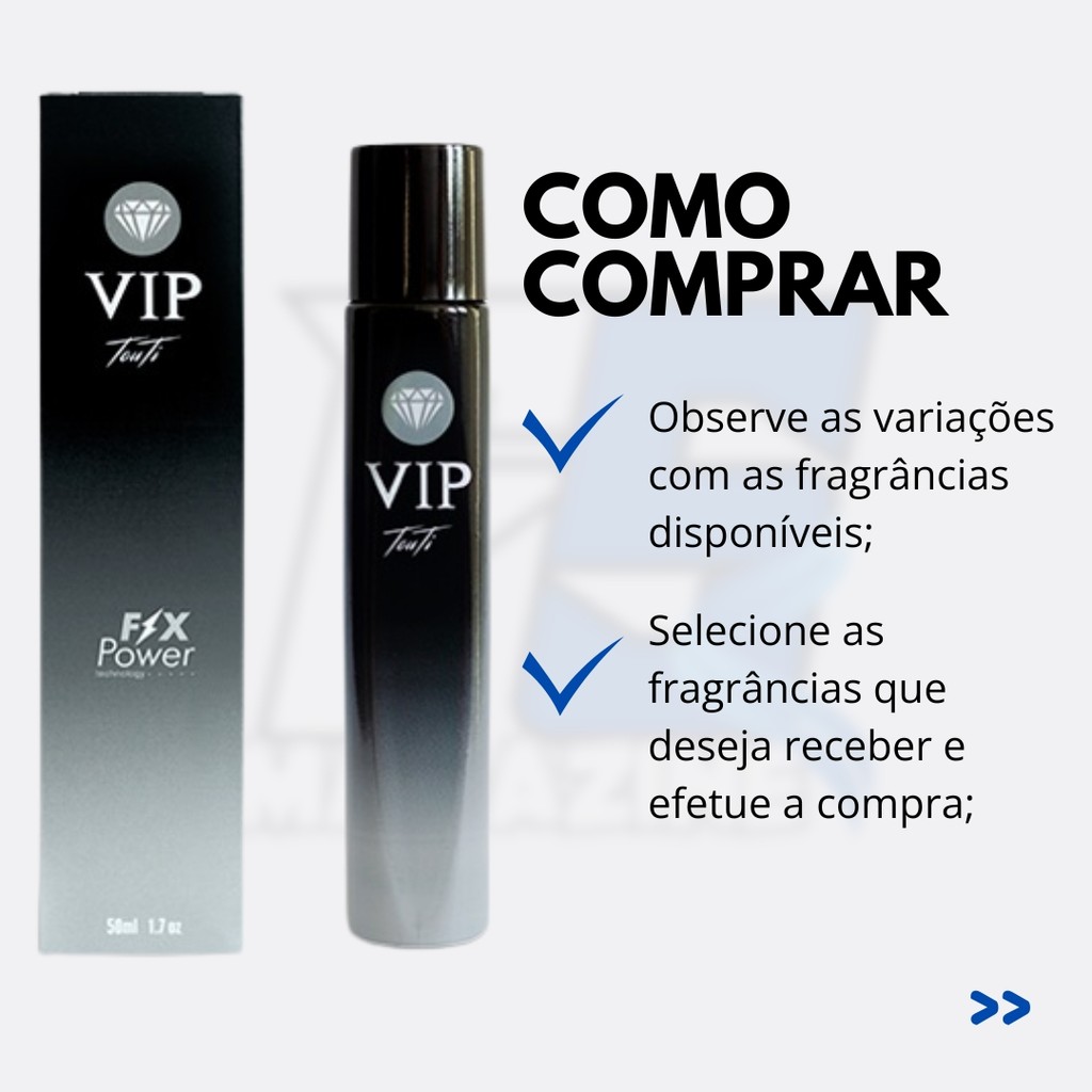 Perfume Touti VIP Masculino - 50ml | Shopee Brasil