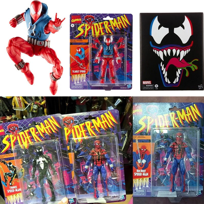 Hasbro Marvel Legends Venom Avengers Symbiote/ben Reilly SpiderMan ...
