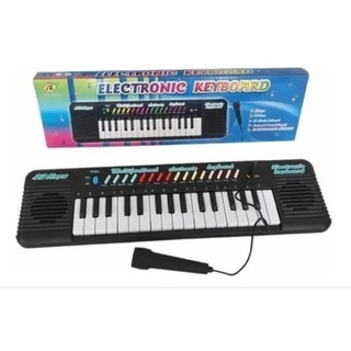 Teclado Infantil 32 Teclas Com Microfone Instrumento Musical KEYBOARD em Oferta na Shopee