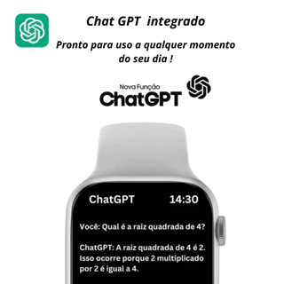 Relógio Smartwatch S10 Microwear série 10 ChatGpt Gps Nfc X10 Lançamento Original