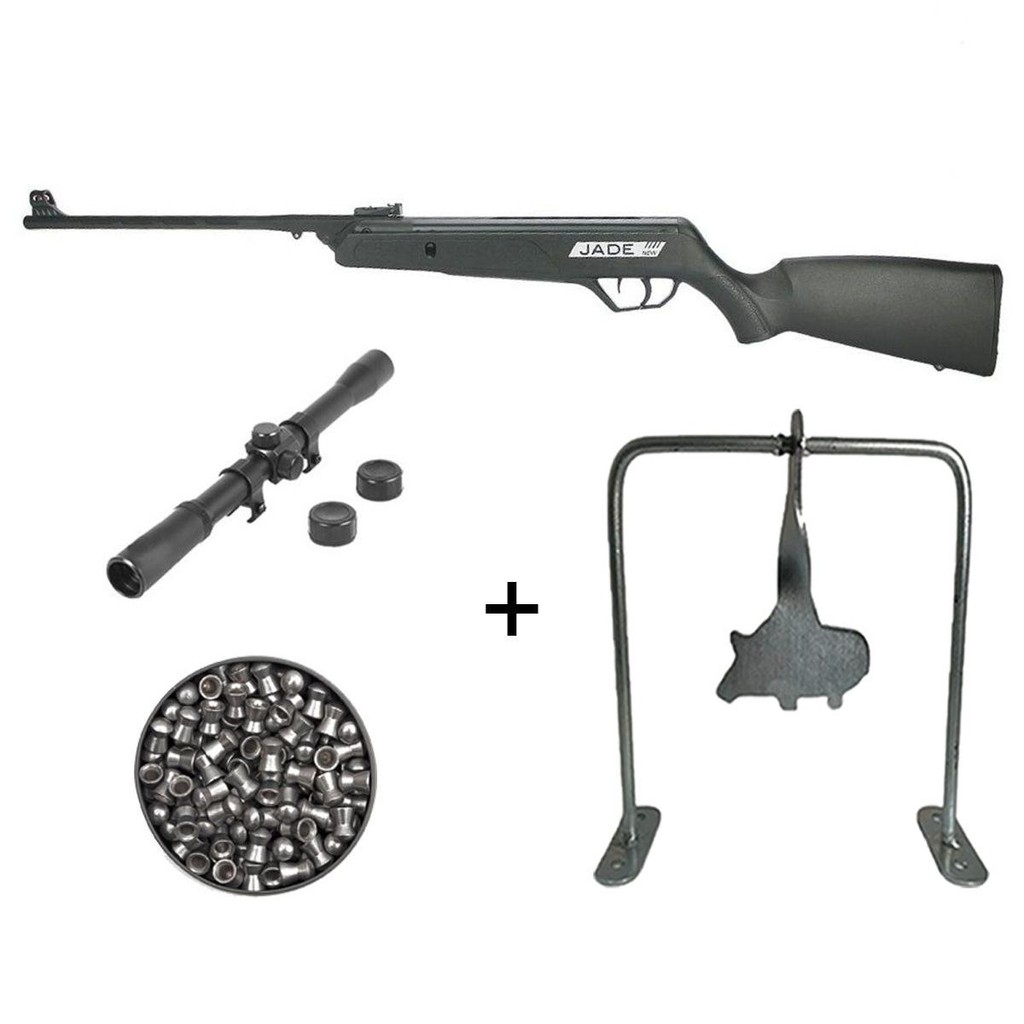 Sale❗️リリパットレーン425☆HABERDASHERY Carabina de Pressão New Jade Oxidada 5.5mm - CBC + Luneta 4x20 +