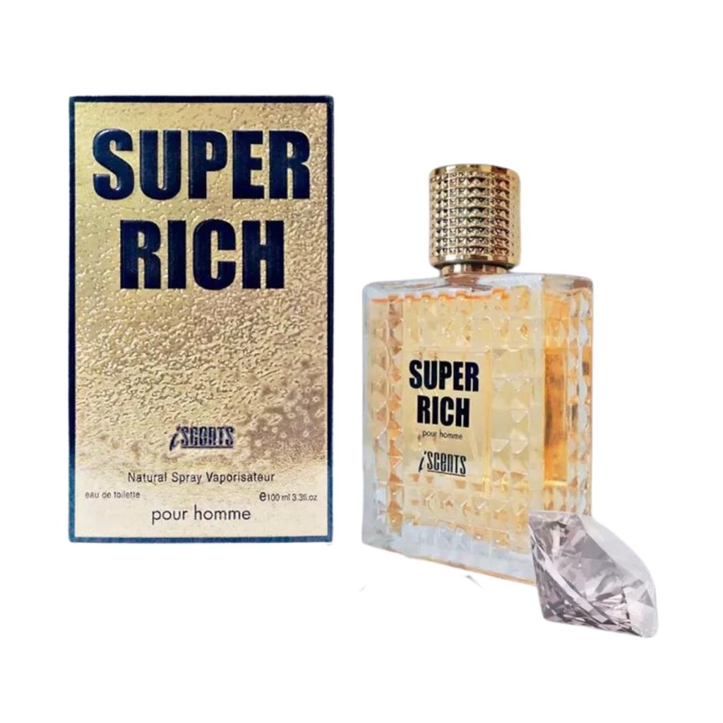 Super Rich Perfume Masculino Iscents 100 ML | Shopee Brasil