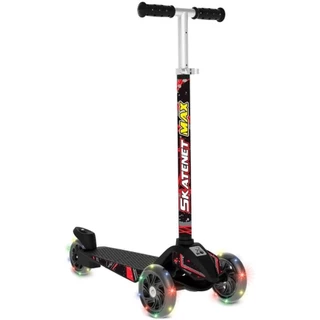 PATINETE SKATENET MAX PRETO LED - BANDEIRANTE