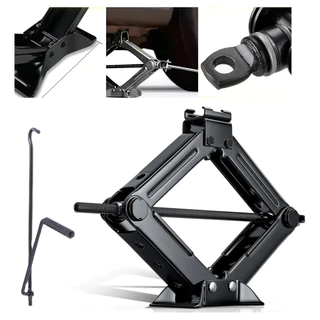 Macaco Mecânico Sanfona Para Carro Suporta Até 1.5/3 Toneladas em Oferta na Shopee