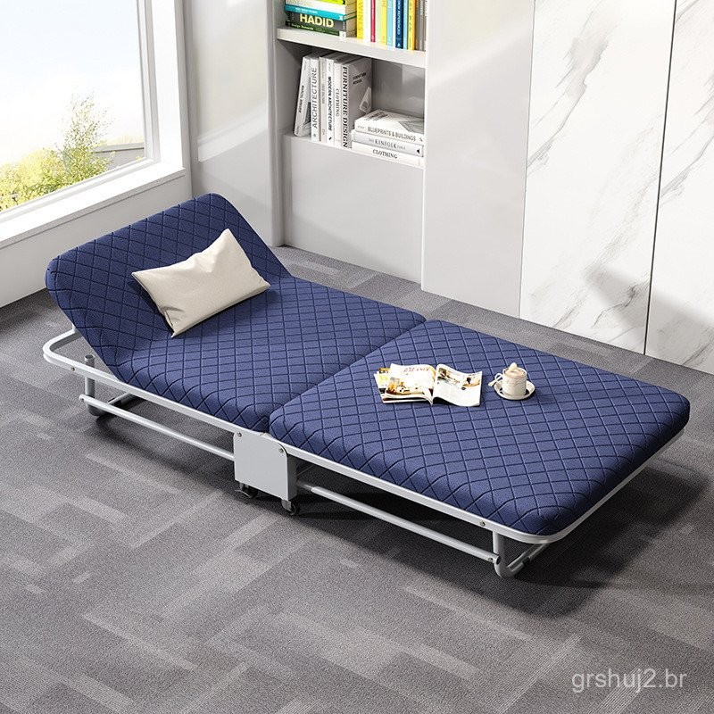 Cama Dobrável Simples de Dois Dobros para Escritório Cama de Soneca ...