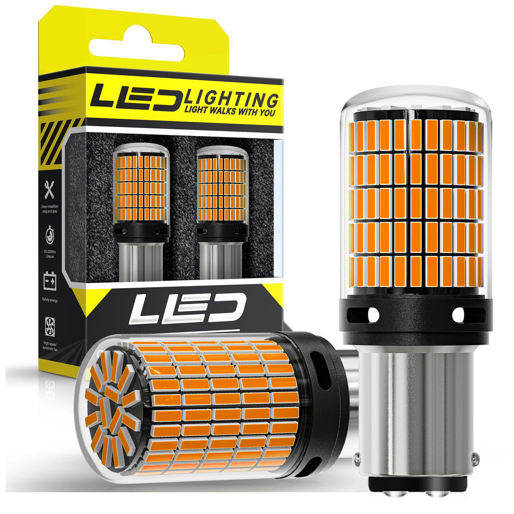 Par Lâmpada 150 Led Seta Conjugada 2 Polos P21/5w Canbus