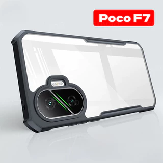 Para Xiaomi Poco F7 2025 Capa De Telefone Transparente Armadura Acrílica Invólucro PocoF7 F 7 Proteção De Lente De Câmer