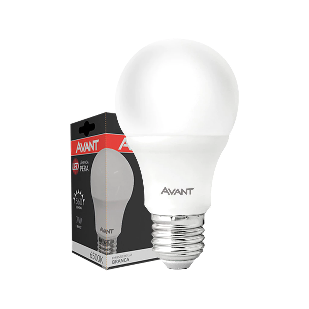 Lampada Led Pera 7w 6500K E27 110v/220v Ip20 HE630 Avant