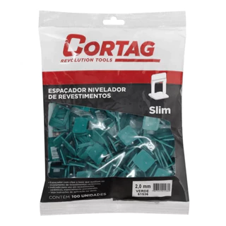 Espaçador Nivelador 2,0mm Eco Verde 50 Peças - Cortag em Oferta na Shopee