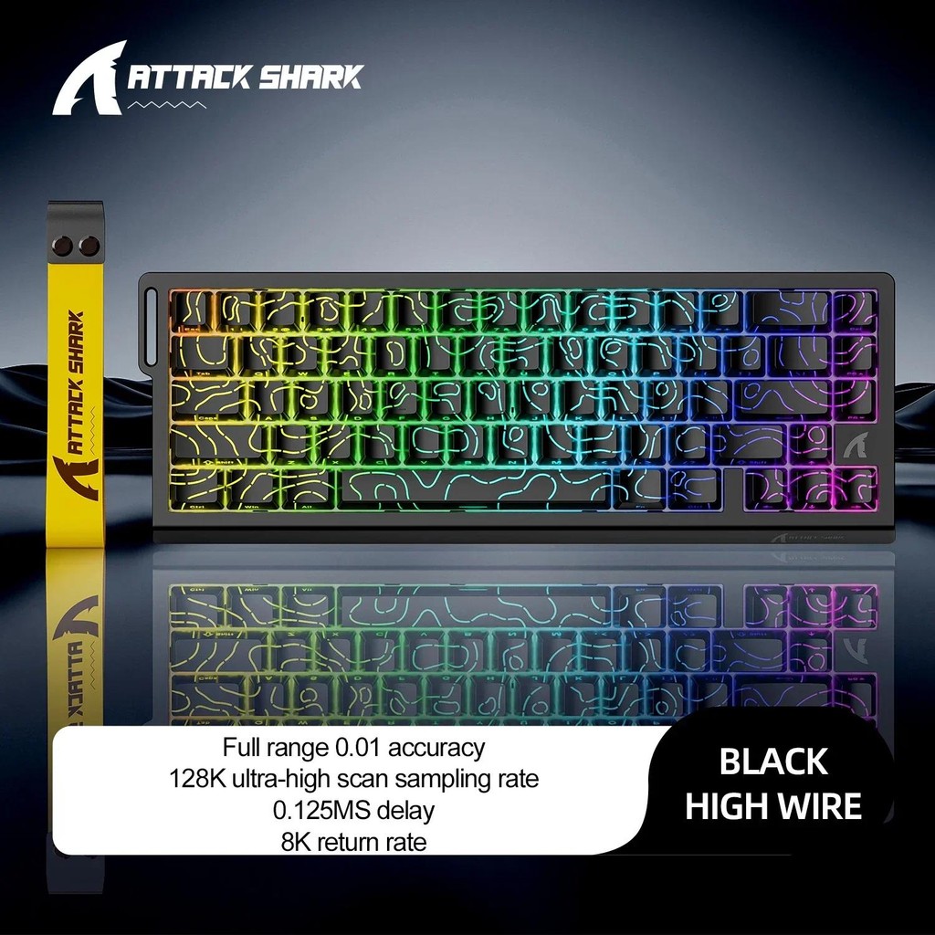 Ataque SHARK X68HE Interruptor Magnético Teclado Mecânico Para