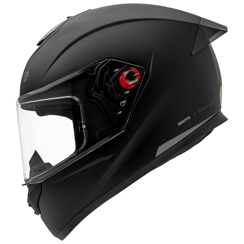 Capacete esportivo masculino e feminino fechado Bieffe B-12 Classic Preto fosco