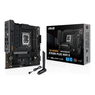 Placa Mae LGA 1700 B760M-PLUS DDR5 Wifi 6 PCIe 5.0 Lan 2500 ATX Asus