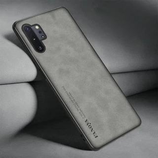 Para Samsung Galaxy Note10 Plus N975F Caso À Prova De Choque Couro Do Plutônio Pele Dura Capa Traseira Silicone Pára-Cho