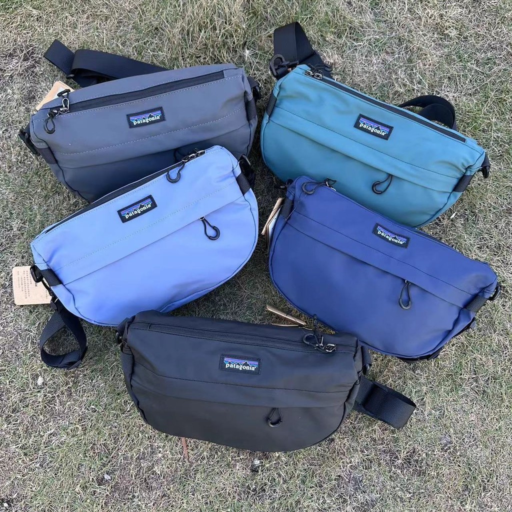 Patagonia Messenger Bag Bolsa de ombro masculina com zíper Bolsa