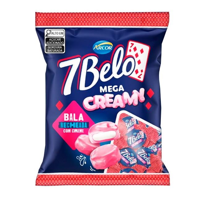 Bala 7 Belo Mega Creamy 90g | Shopee Brasil