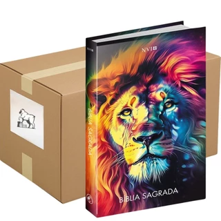 Kit 10 Bíblia Sagrada | NVI | Letra Normal | Evangelismo | Leão Soberano em Oferta na Shopee