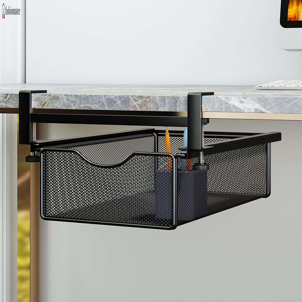 Escritório Sob A Mesa Gaveta Escondida Sem Danos À Broca Conveniente Para Instalar Design Adequado Várias Cenas