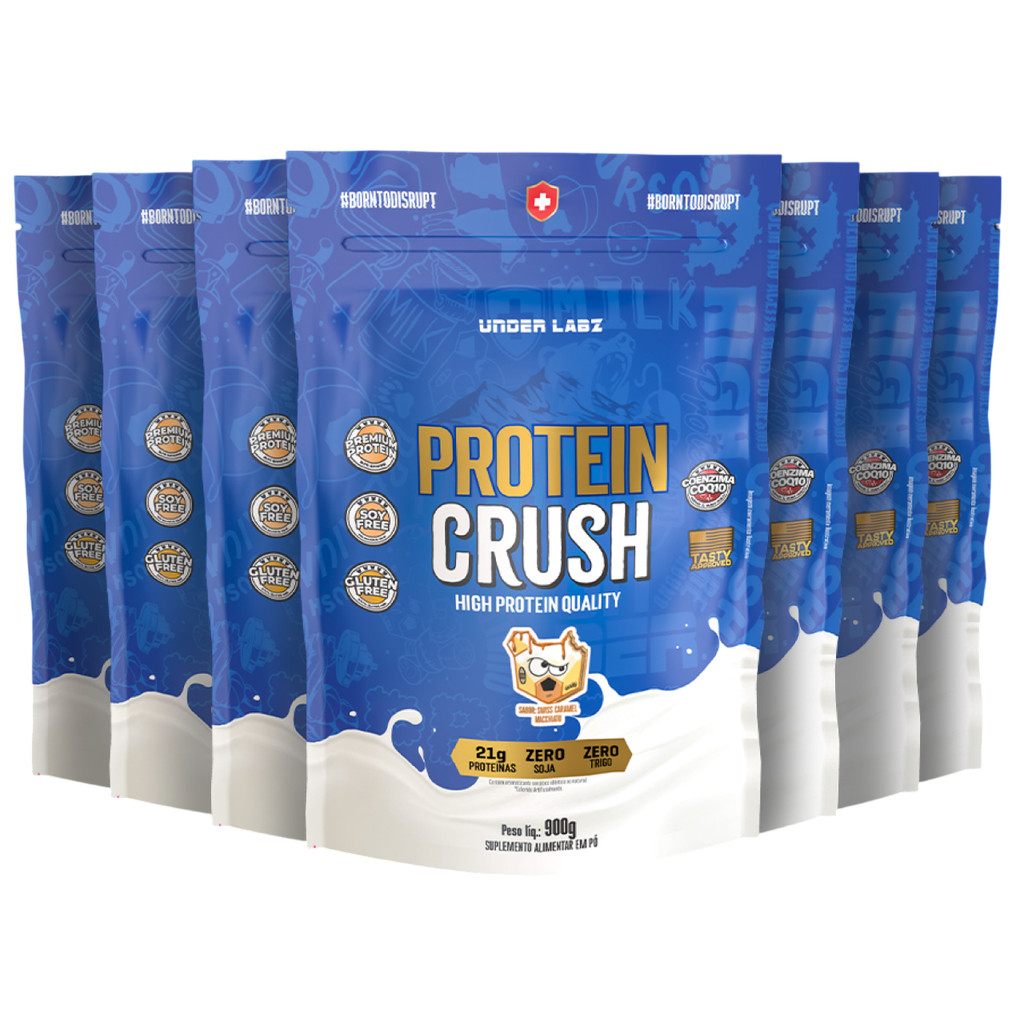 WHEY PROTEIN CRUSH REFIL 900G UNDER LABZ | Shopee Brasil
