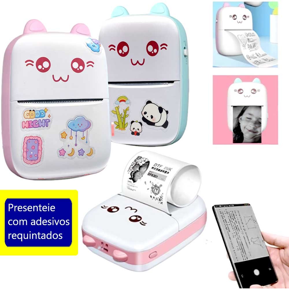 Mini Impressora De Adesivos Bluetooth , Térmica Portátil , Fabricante ...