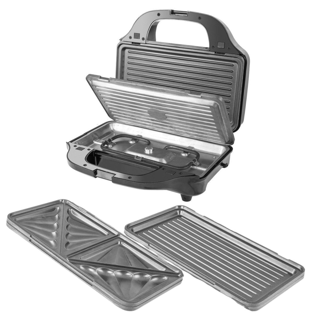 MIYABIRICH Classic100 2個とASINPLATEO2股セット Grill Sanduicheira 2 em 1 Philco Limpa Fácil Chapas Removíveis