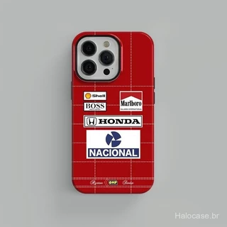 Capa de telefone para iPhone Brasil Deus do carro lendário piloto Ayrton Senna Capa de telefone clássico iPhone16Pro/14/