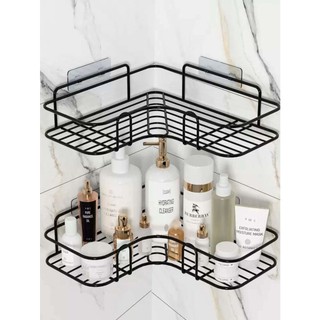 1/2/3/4 Suporte Organizador De Metal Rack De Parede Banheiro Cozinha Prateleiras Porta Shampoo Top&casa — foto 2 — Achou Levou Brasil