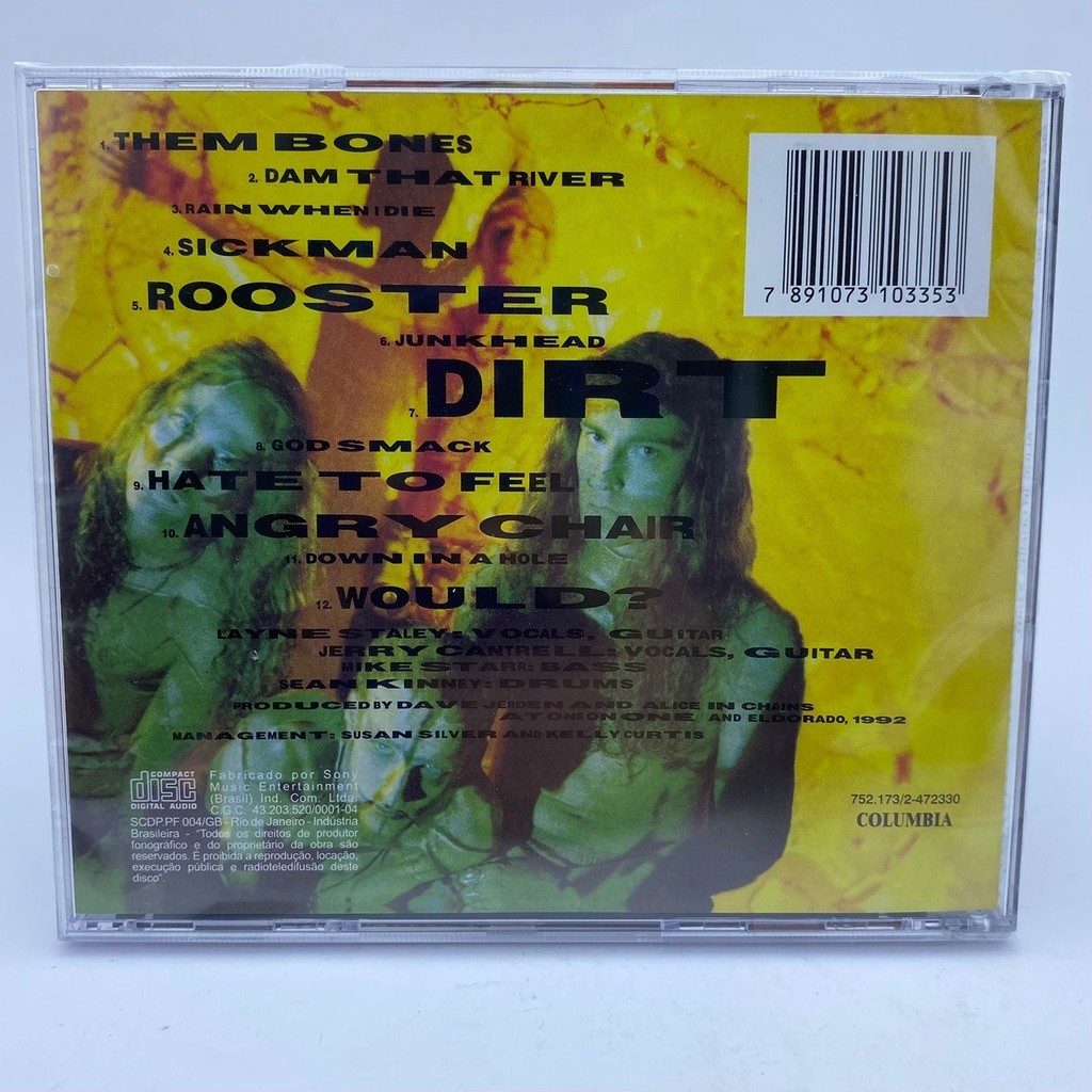 Cd Alice In Chains - Dirt | Shopee Brasil