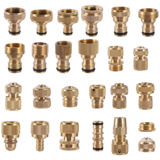 1/2 " 3/4 " 1 " Rosca De Latão Conector Rápido M22/24 Encaixe De Mamilo Adaptador De Torneira De Jardim Reparo De Tubula