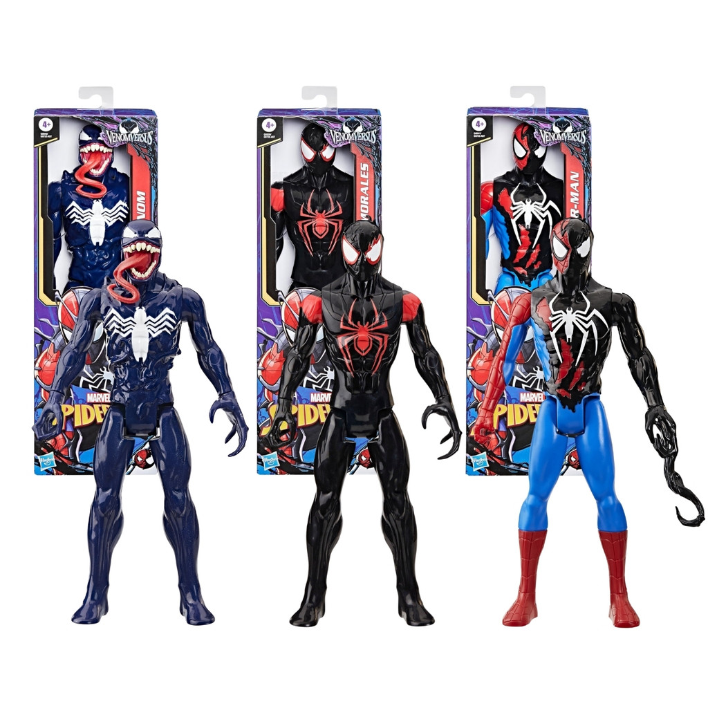 Boneco Homem Aranha Venom Figura Spider Man Herói Marvel 30cm | Shopee ...