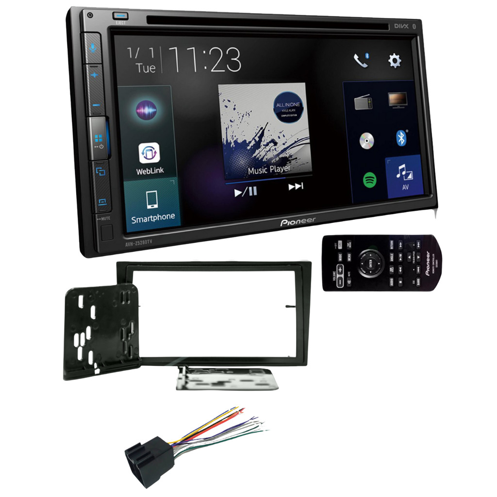 Central Multimídia 2 Din Pioneer AVH-Z5280 TV Touch de 6,8 +