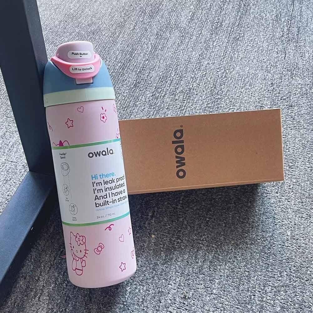 Owala Check Me Out Valentines Day Color Drop 32oz Freesip IN HAND SHIPS FAST