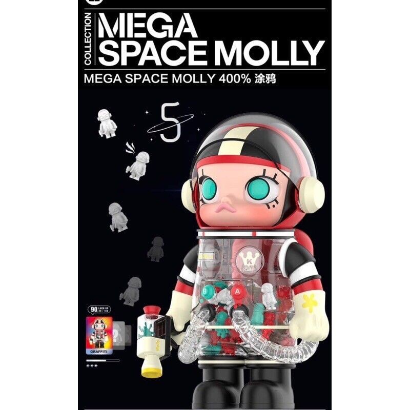 Mega Space Molly 100% Anniversario Serie 4 – Action Figure PVC – Scatola Aperta Per Identificazione - Foto 2