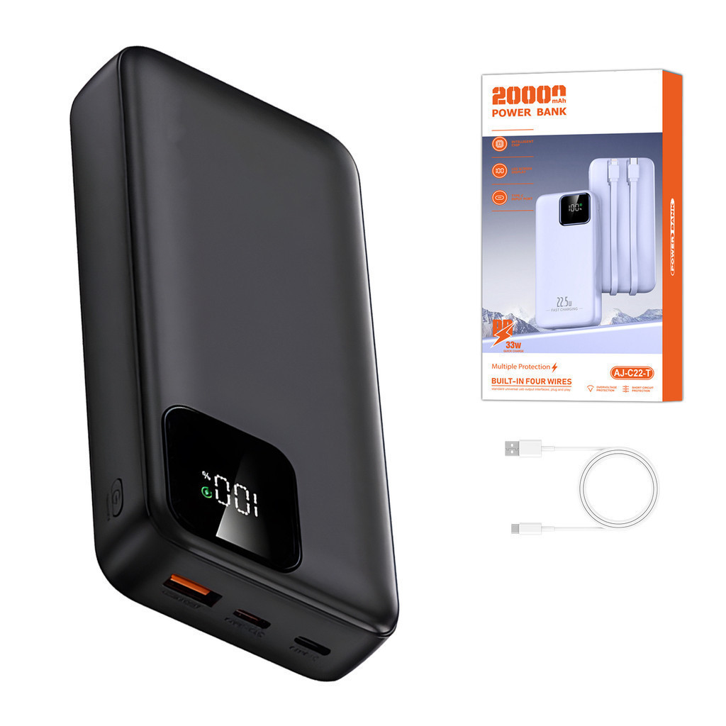 ※ゆう　漢pow　2袋 Carregador Portátil 20000mAh portátil yihan | Shopee Brasil