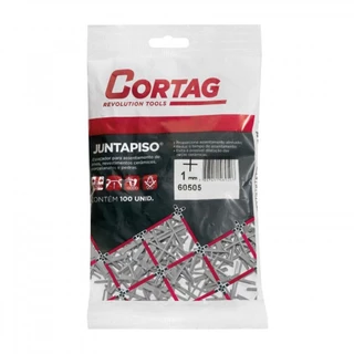 Espaçador Nivelador 1,0mm Juntapiso 100 Peças - Cortag em Oferta na Shopee