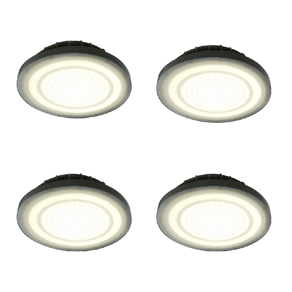 Kit 4 Luminarias Led Industrial 100w 4000k Branco Neutro 220v Ip65 ...