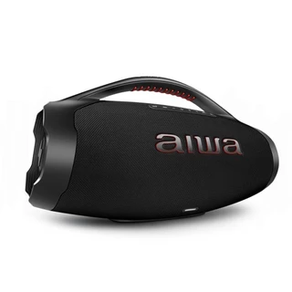 Caixa de Som Boombox Plus AIWA 200W Bluetooth 30H IP66 USB Preta BBS-01-B Bivolt