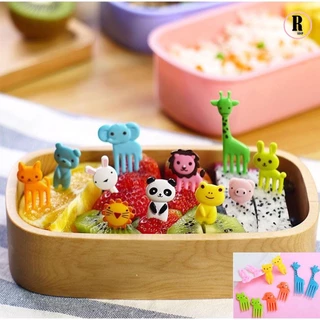 KIT C/50 /10 peças Mini Garfo Para Petisco Infantil  Desenho Animado Fruta Bolo Sobremesa em Oferta na Shopee