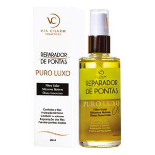 Óleo Reparador De Pontas Puro Luxo Via Charm Filtro Solar