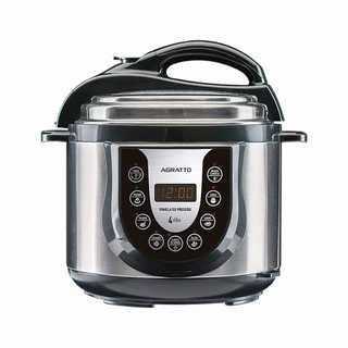 Panela De Pressão Elétrica 4L Painel Digital E Timer Agratto PED-01 127V