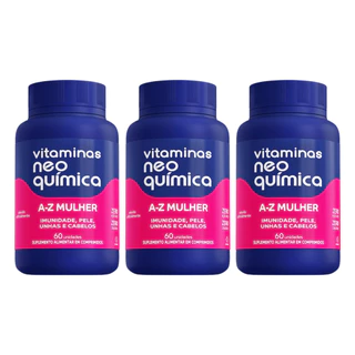 Vitamina Neo Química Mulher 60 Comprimidos- Kit 3 em Oferta na Shopee