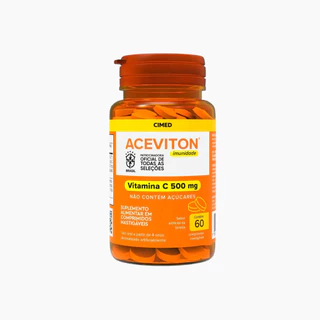 Kit 3 Aceviton Imunidade Vitamina C 500mg - 60 Cpr - Cimed