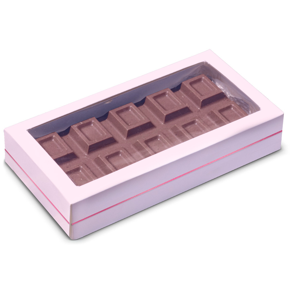 5 Caixas Barra de Chocolate - Tam. 165x83x30 Rosa Linha 300g | Shopee ...