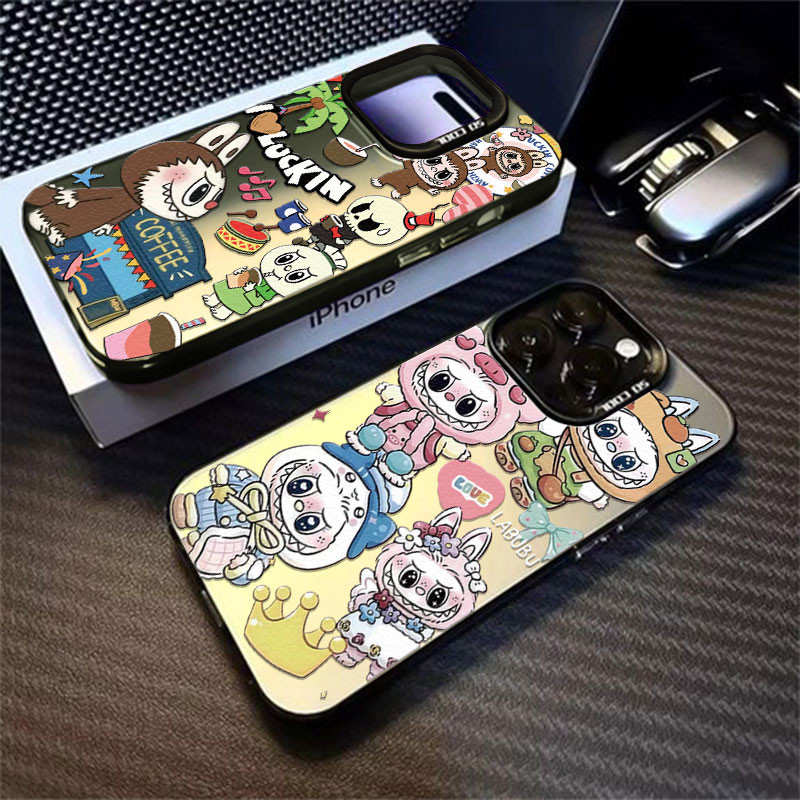 Labubu Capa normal AntiImpacto Para iPhone XR Xs Max 7/8 13 12 14 15