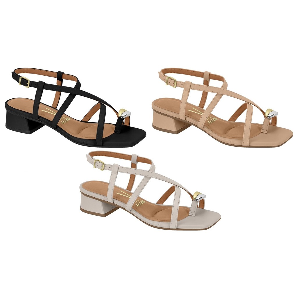 Sandália de Tiras Vizzano Feminina - 6454123 | Shopee Brasil