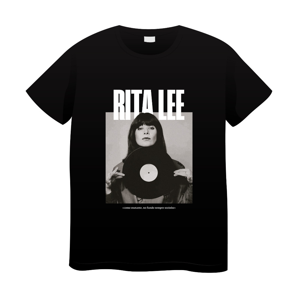 RITA LEE Tシャツ ヒタ・リー ムタンチス（Os Mutantes） Camiseta Rita Lee Blusa Camisa Mutantes Ovelha Negra MRLEE