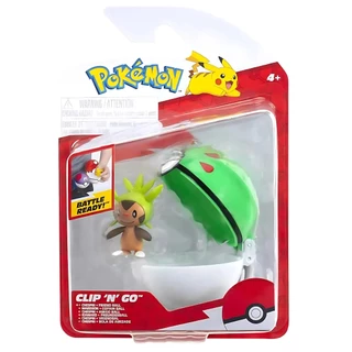 Boneco Pokémon Chespin Com Pokebola Friend Ball - 3427 Sunny