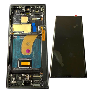 Frontal Tela Display C/aro Para S23 Ultra S918 Vivid Oled