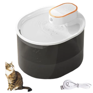 Bebedouro Fonte de Agua Gato Cao Pet Cachorro 3 Litros Sensor Presença USB Bateria Recarregavel Silencioso Automatico