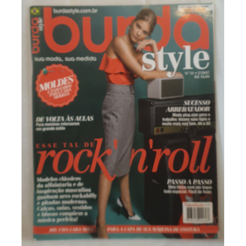 Revista Burda Style nº31 - Esse Tal de Rock'n'Roll | Shopee Brasil
