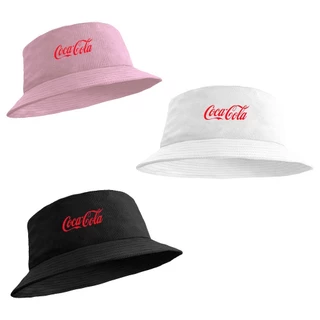 Chapéu Bucket Hat Unissex Barato Estampado Coca